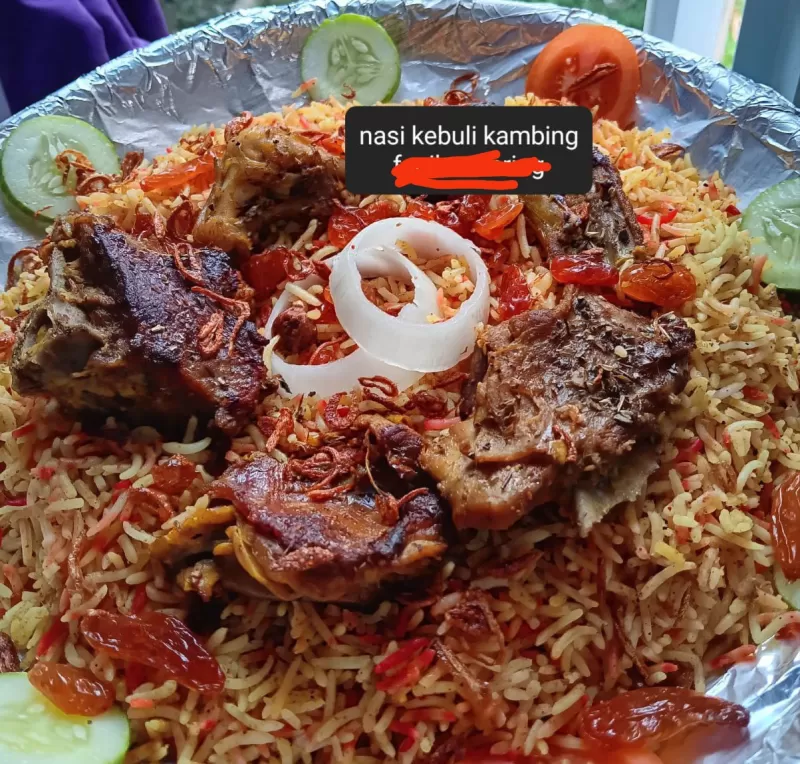 Nasi Kebuli Kambing Nampan (Minor 5 nampan)